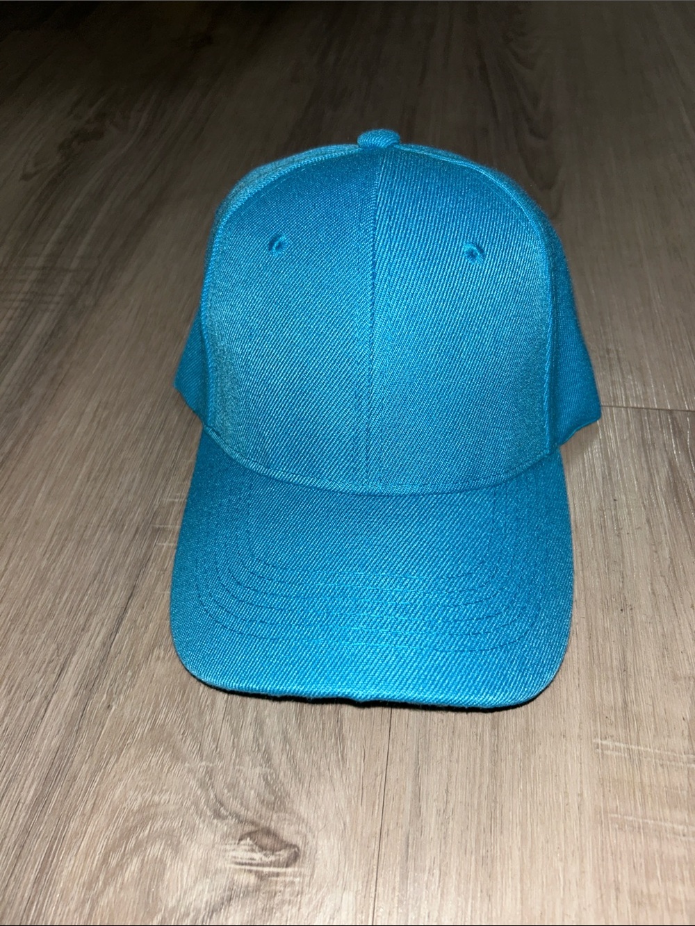 Classic Plain Blue Baseball Cap